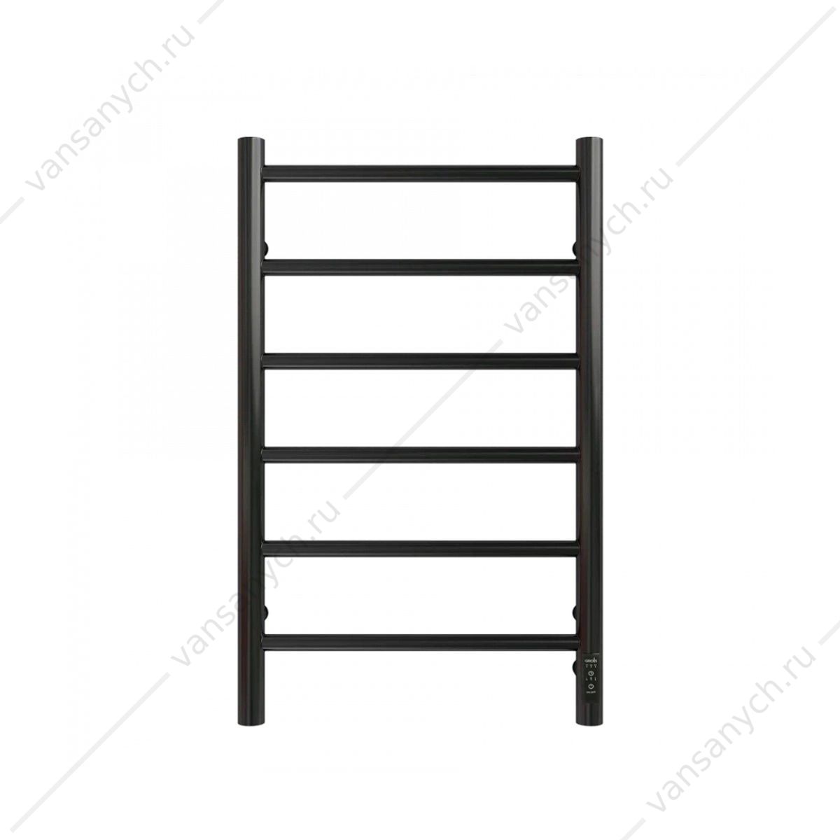 УТ000034478 Полотенцесушитель 40х70 электрический 75Вт Grois Laura GR-131 П6 black mat R GROIS (Россия) купить в Тюмени (Ван Саныч™)